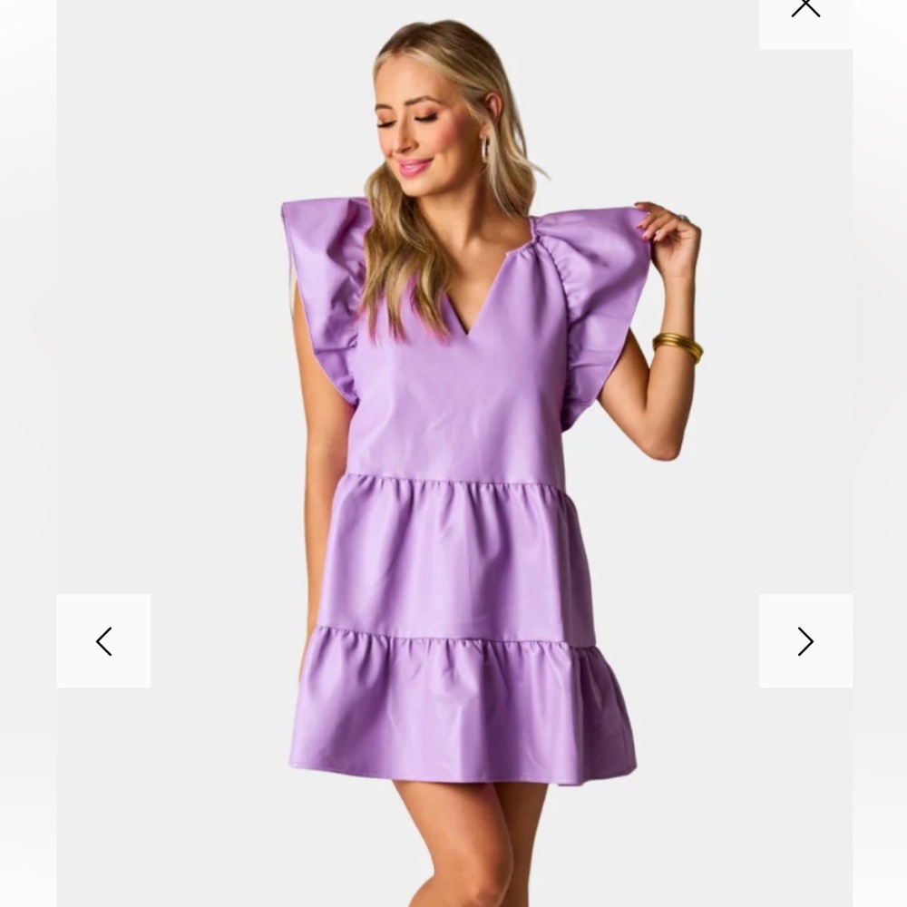 Buddy Love Ronnie Lavender Dress Large